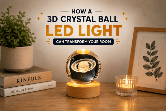 How a 3D Crystal Ball LED Light Can Transform Your Room