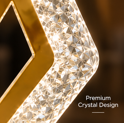 Touch LED Diamond Crystal Lamp – 3 Light Colors