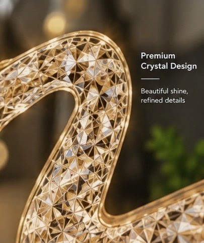 3D Crystal Swan LED Light Lamp – 3 Color Changing Decorative Light